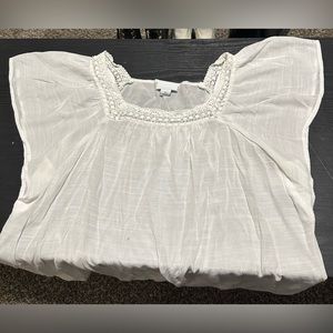 Liz Claiborne white blouse XL